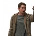 Money Monster Jack O'Connell (Kyle Budwell) leather Hooded Jacket